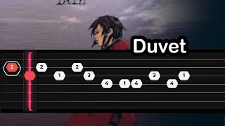 Bôa  Duvet EASY SLOW Guitar Tabs amp chords Tutorial [upl. by Horter]