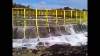 chaminé de equilibrio da usina jacuí em ação  Salto do Jacuí RS [upl. by Raimundo727]