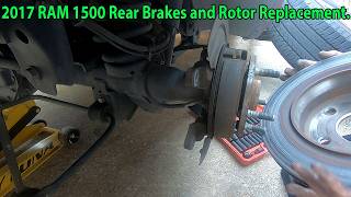 2017 RAM 1500 Rear Brakes and Rotor due to grinding noise [upl. by Cecilla497]