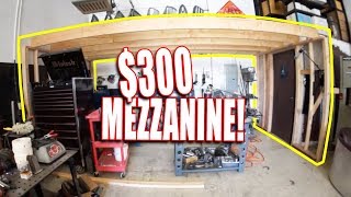 I built a cheap shop mezzanine  REMODEL PART 3 [upl. by Anisor]