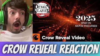 DEMON SLAYER KIMETSU NO YAIBA INFINITY CASTLE ARC CROW REVEAL VIDEO TRAILER REACTION 2025 IS IT [upl. by Kcirtap]