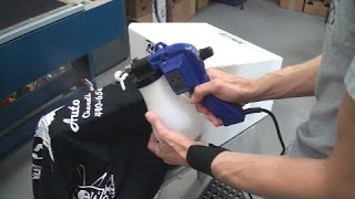 How To Screen Print The Tekmar Table Top Spot Cleaning Station [upl. by Thar]