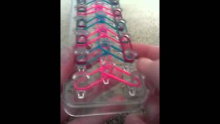 How to make an Escalator Rubber Band Bracelet [upl. by Jermyn]