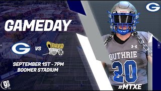 Watch Guthrie Football at Woodward [upl. by Halstead116]