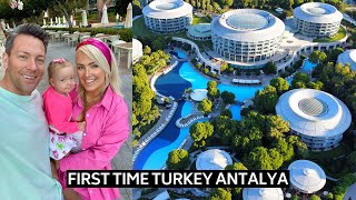 FIRST TIME ANTALYA TURKEY  ALL INCLUSIVE CALISTA LUXURY RESORT [upl. by Gambell984]