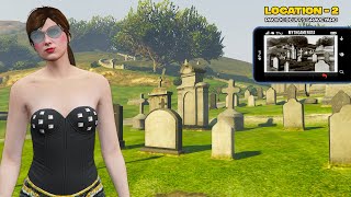 GTA Online Treasure Hunt Clue Pacific Bluffs Graveyard Location [upl. by Murtha]