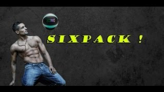 Sixpack Bauchmuskeltraining Medizinball [upl. by Oivaf443]