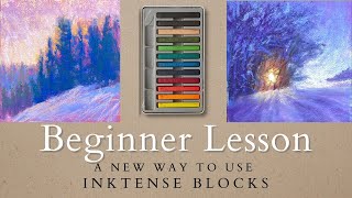 Beginner Lesson  How to Use Derwent Inktense Blocks [upl. by Rabjohn]