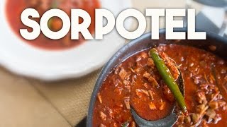 SORPOTEL  GOAN Deep Red Sour amp Spicy CURRY [upl. by Amie]