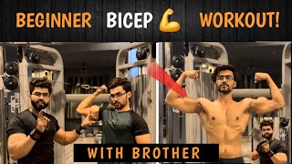 BEGINNERS BICEPS WORKOUT  Aamir fitness Club [upl. by Rehtaef446]