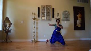 Swagatham Krishna Bharatanatyam Dance Cover by IndianRaga Fellow Arshia Rajeshnarayanan [upl. by Takakura439]