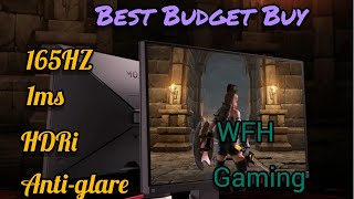 Best 25  1080p 165 HZ 1MS Budget Gaming Monitor under 20K   BENQ MOBIUZ EX2510S UNBOXING TJTech [upl. by Roderic510]