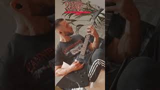 CANNIBAL CORPSE  Sickening Metamorphosis cover shorts cover guitar riff deathmetalchannel [upl. by Anemix540]