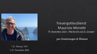 Trauergottesdienst Maurizio Moretti [upl. by Enitsed204]