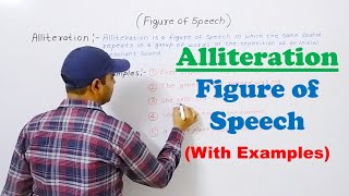 Alliteration Figure of Speech with Examples in Hindi  अनुप्रास अलंकार [upl. by Nata]