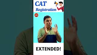 CAT registration is extended The last date to register is September 20 500 PM [upl. by Natsirk445]