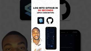 Log into GitHub in 30 Seconds  Spck Editor coding phone spckeditor [upl. by Sirraj948]