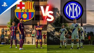 FC 24  VOLTA  Barcelona vs Inter Milan  4K [upl. by Adekram884]