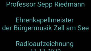 Professor Sepp Riedmann 90Geburtstag Radioaufzeichnung [upl. by Margetts]