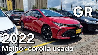 COROLLA GR 2022 A melhor versão de corolla seminovo Avaliação completa [upl. by Bolan]