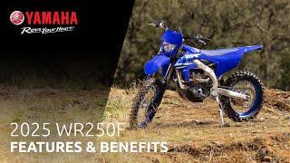 2025 WR250F  Features amp Benefits [upl. by Akinek903]