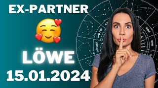 LÖWE ♌️🔴 DEIN EX WIRD SICH MELDEN 😨 Horoskop  15Januar 2024 löwe tarot [upl. by Zurkow]