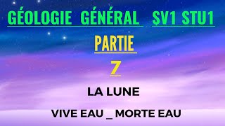 géologie générale S1  la lune video 7🔴🔴 [upl. by Egwan]