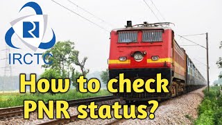 PNR status checking IRCTC [upl. by Cirdec]