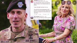 Army general Gary Volesky suspended for mocking Jill Biden on Twitter [upl. by Anicul]