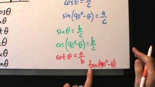 Trigonometry  The Complementary Angle Theorem [upl. by Jaan]