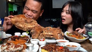 DATE IN MANONG BARBS PINOY BARBECUE  MUKBANG ASMR avamendezofficial [upl. by Ailimat]