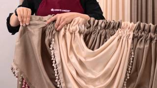 Annas Linens  Annabella Waterfall Window Valance [upl. by Nail]