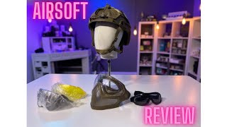 AIRSOFT HELMET and MASK REVIEW 3000 SUBSCRIBERS [upl. by Curr]