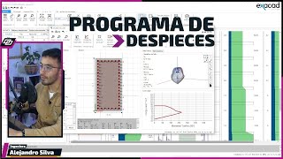 Programa de despieces de concreto reforzado  Exacad [upl. by Arbas]