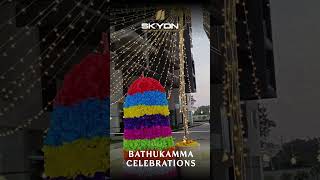 Batukamma Celebrations at Risinia Skyon  Risinia Builders risiniabuilders batukamma [upl. by Yadnil725]