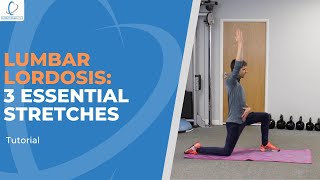 Lumbar Lordosis 3 essential stretches for lordosis [upl. by Annairba]