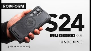 NEW Galaxy S24 Series Rugged Case Unboxing [upl. by Adamek798]