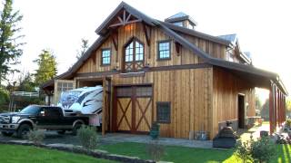 Barn Pros  Timber Framed Denali 60 Gable Barn [upl. by Karlin308]