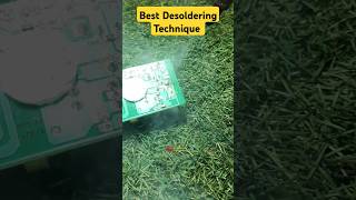 Best Desoldering Techniques shortsvideo soldering desoldering [upl. by Neuburger]