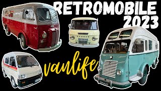 Les  BEAUX VANS VINTAGES 😍 Rétromobile 2023 [upl. by Theone704]