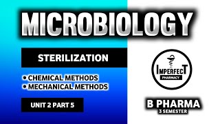 Chemical Methods Of Sterilization  Mechanical Methods  Sterilization Techniques  Microbiology [upl. by Libenson]