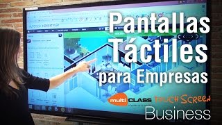 Pantallas Táctiles multiCLASS para salas de reuniones de formación y videoconferencias [upl. by Pournaras218]