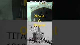 Titanic 1912  Movie Vs the Original photage music titanic movie romantic myheartwillgoon [upl. by Mohsen]