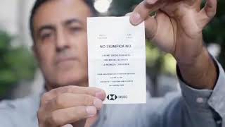 quotNo es noquot campaña de HSBC contra la violencia de género [upl. by Livvy]