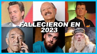 Famosos Fallecidos en 2023 [upl. by Graves]