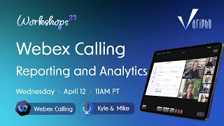 Webex Calling Reporting and Analytics [upl. by Laehcor]