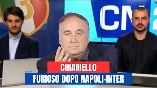 Umberto CHIARIELLO asfalta l’arbitro RAPUANO duro sfogo dopo NapoliInter 😡 [upl. by Teloiv]