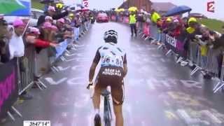 Blel Kadri premire victoire francais tour de france 2014 [upl. by Ordnasil]