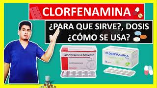 💊 ¡Descubre Qué es y Para Qué Sirve Clorfenamina Dosis y Cómo se Toma [upl. by Teirtza]