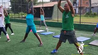 Treino de Abdominais Grupo STF [upl. by Wenoa221]